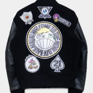 KAI KAI KI KI patched varsity jacket