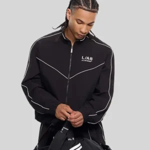 L AB Diagonal Track Jacket For Sale - Vanquishe