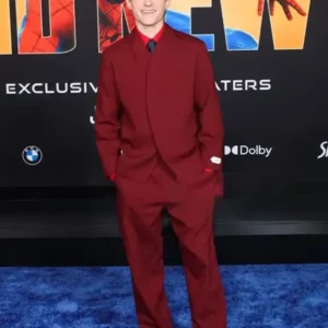 LA 2026 World Premiere Spider-Man Brand New Day Tom Holland Maroon Suit