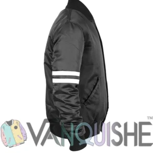 Lacoste Vintage Patch Black Varsity Jacket on Sale
