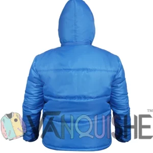 Lacoste x Olympic Heritage Cortina Blue Puffer Jacket Back