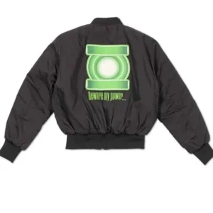 Lantern Oath Blak Satin Bomber Jacket For Men and Women