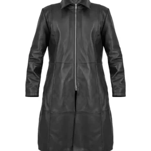 Layla Leather Women Coat