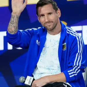 Leo Messi Fanatics Fest NYC 2026 Argentina Blue Track Jacket