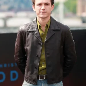 London ODYSSEY Photocall Tom Holland Jacket