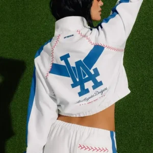 Los Angeles Dodgers Off Season x MLB White Track Jacket