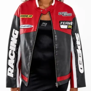 Lot Patrol Private Screening Jessica Jarrel Leather Jacket
