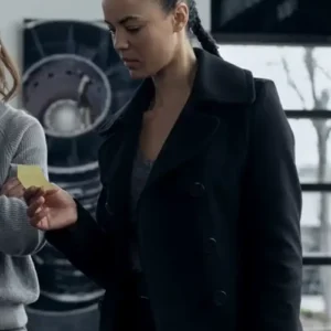 Maria Sten Neagley Wool Trench Coat