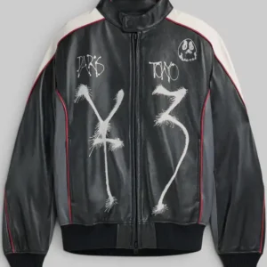 Mark Gonzales Fall and Winter 2026 Y-3 Chito Black Leather Biker Jacket