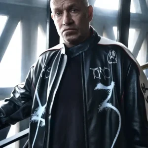 Mark Gonzales Y-3 Chito Leather Biker Jacket