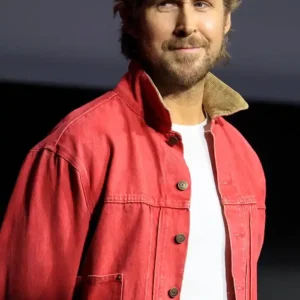Marvel Studios 2026 ComicCon Ghost Rider Ryan Gosling Red Denim Jacket