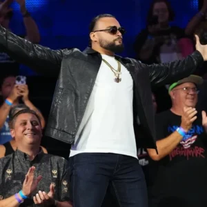 Mike Santana WWE Florida 2026 Black Leather Jacket