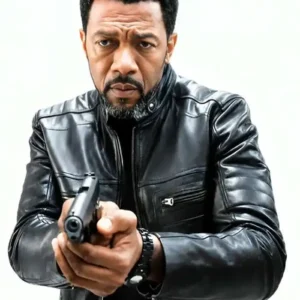 Miles Mussenden The Town That Takes 2026 Douglas O’Shea Black Leather Jacket For Men and Women