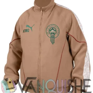 Morocco King Anthem Beige Track Jacket Men