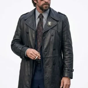 Motor City 2026 Pablo Schreiber Leather Coat