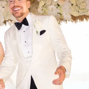 MrBeast Wedding White Blazer