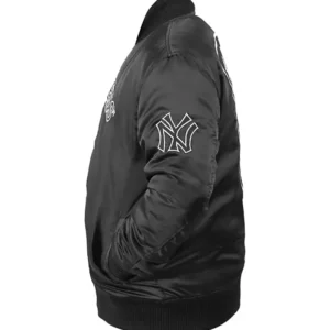 Murderers Row NY Yankees Big Logo Satin Snap-Tab Button Jacket For Men and Women