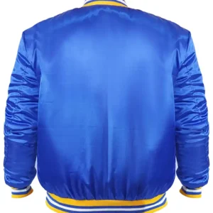 NBA Golden State Warriors 90s Royal Blue Satin Jacket For Men and Women