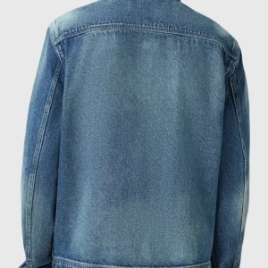 Nate Bargatze Movie The Breadwinner 2026 Nate Wilcox Blue Denim Jacket Sale
