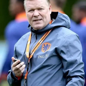 Netherlands Ronald Koeman Training Session Blue Jacket