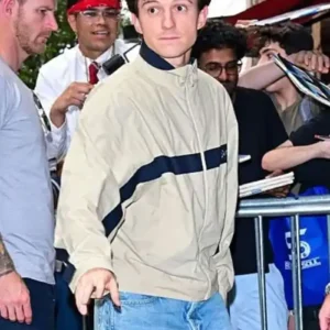New York City 2026 Tom Holland Beige Track Jacket