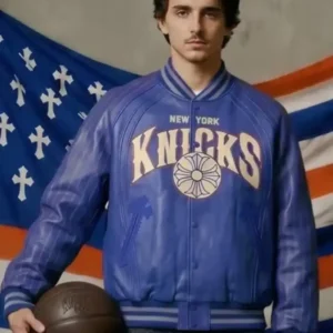 New York Knicks Chrome Hearts Varsity Jacket