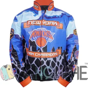 New York Knicks Victory Parade 2026 Karl-Anthony Towns Jacket Front
