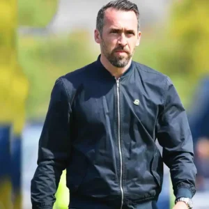 Newport County Christian Fuchs Blue Jacket