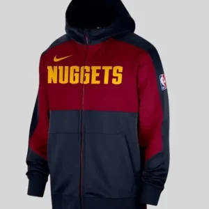 Nike Authentic Denver Nuggets Performance Full-Zip Hooded Jacket For Men and Women