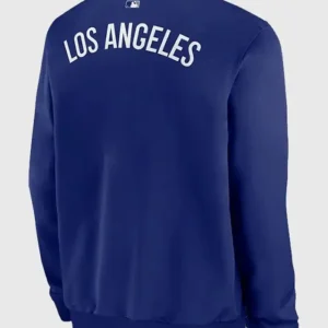 Nike Dugout KAWS x MLB Los Angeles Dodgers 2026 Royal Blue Bomber Jacket