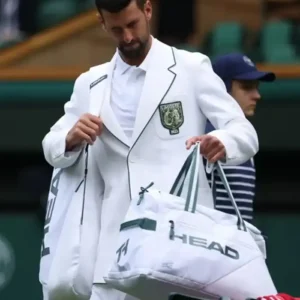 Novak Djokovic 2026 Wimbledon Championships White Blazer