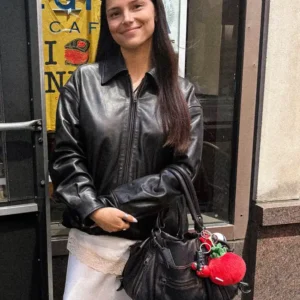 Nylon magazine Inde Navarrette Black Jacket