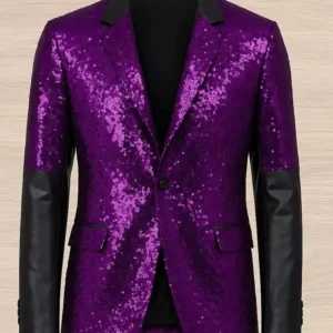 Papa Emeritus IV Ghost Band Purple Blazer