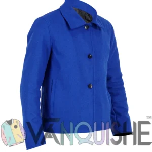 Patience S01 Patience Evans Blue Wool Jacket Side Look