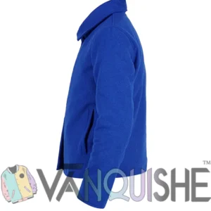 Patience S01 Patience Evans Blue Wool Jacket on Sale
