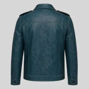 Patrick Stewart Movie Avengers Doomsday 2026 Professor X Charles Xavier Blue Leather Jacket Sale