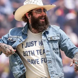 Post Malone FIFA Final 2026 Denim Jacket
