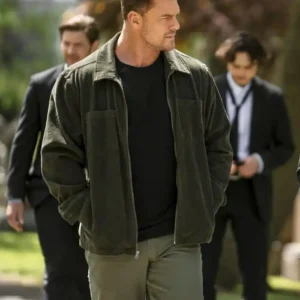 Reacher S04 Jack Reacher Green Suede Jacket