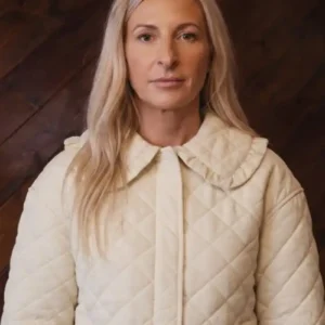Roast My Rental S01 Jasmine Roth Beige Quilted Jacket