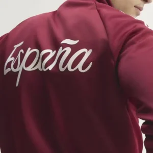 Rodrigo Hernández Fanatics Fest NYC 2026 Spain Maroon Track Jacket Sale