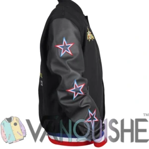 SP x Harlem Globetrotters World Famous Varsity Jacket Side Look