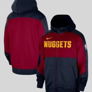 Sale Nike Authentic Denver Nuggets Performance Full-Zip Hooded Jacket For Men and Women