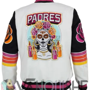 San Diego Padres 2026 Tribute with Día de los Muertos Style LA Catrina City Connect Jacket