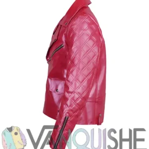 Sarah Shahi TV Series Sex Life Billie Connelly Pink Biker Leather Jacket