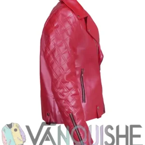 Sarah Shahi TV Series Sex Life Billie Connelly Pink Biker Leather Jacket Sale