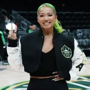 Seattle Storm Team Kayce Kirihara Cropped Jacket