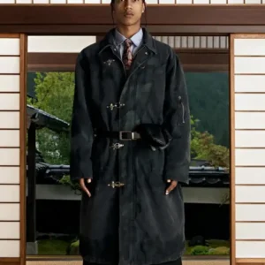 Shinzo Shige Canvas Clasp Trench Coat