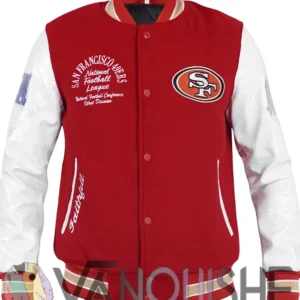 Shop Aeropostale San Francisco 49ers Bomber Jacket Men and Women