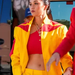 Shop Alessa Holloway UFC 329 Yellow Blazer