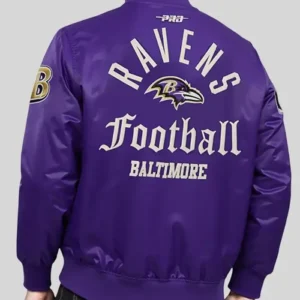 Shop Baltimore Ravens Modern Originals Purple Satin Jacket